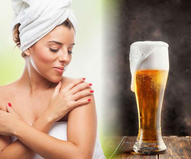 Beer Benefits For Skin & Hair: बालों के साथ चेहरे को भी चमका देगीं बीयर की  कुछ बूंदें! - Get Beautiful Hair And Skin By Using These 5 Beer Packs