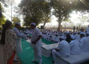 गुजरात कांग्रेस ने आजादी की गौरव यात्रा अहमदाबाद के गांधी आश्रम से शुरू की।