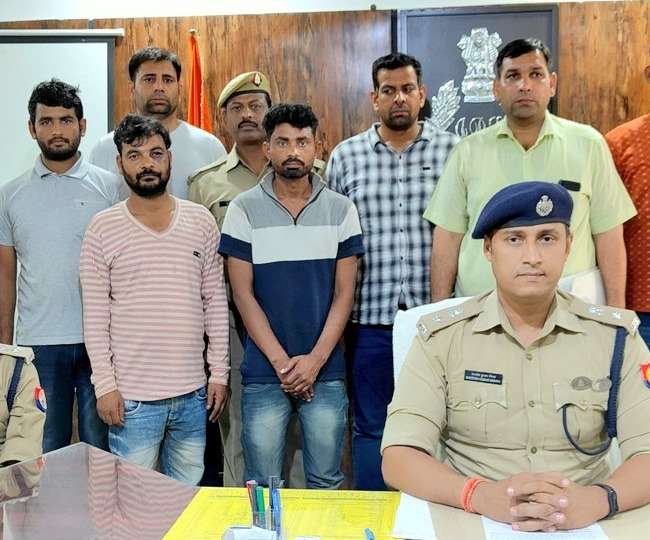 two accused of theft in a jeweler shop in haryana arrested in gonda