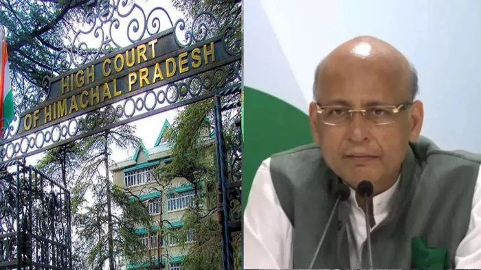 हिमाचल में हुई राज्यसभा वोटिंग को लेकर HC पहुंचे मनु सिंघवी (फाइल फोटो)