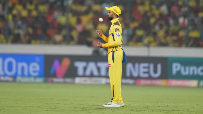 हैदराबाद के खिलाफ मैच के दौरान ऋतुराज गायकवाड़।