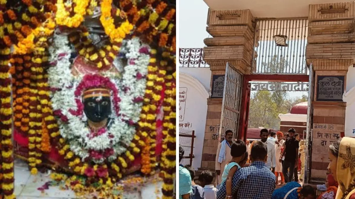 ऐतिहासिक थावे दुर्गा मंदिर गोपालगंज में आस्था का प्रतीक, भक्त की पुकार पर आई थीं माता; नवरात्र में बंद नहीं होते कपाट