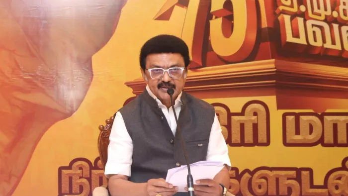 तमिलनाडु के सीएम एमके स्टालिन ने पीएम मोदी पर कसा तंज। (फोटो सोर्स- X/@mkstalin)