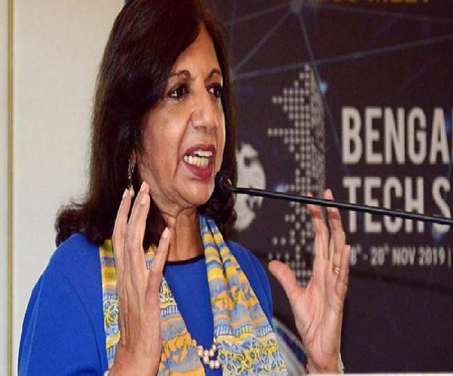 बायोकान की संस्थापक किरण मजूमदार शा की फाइल फोटो
