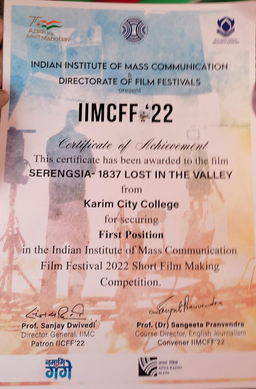 IIMC Film Festival: आइआइएमसी फिल्मोत्सव में सिरिंगसिया-1837 ने जीता सर्वश्रेष्ठ फिल्म का खिताब