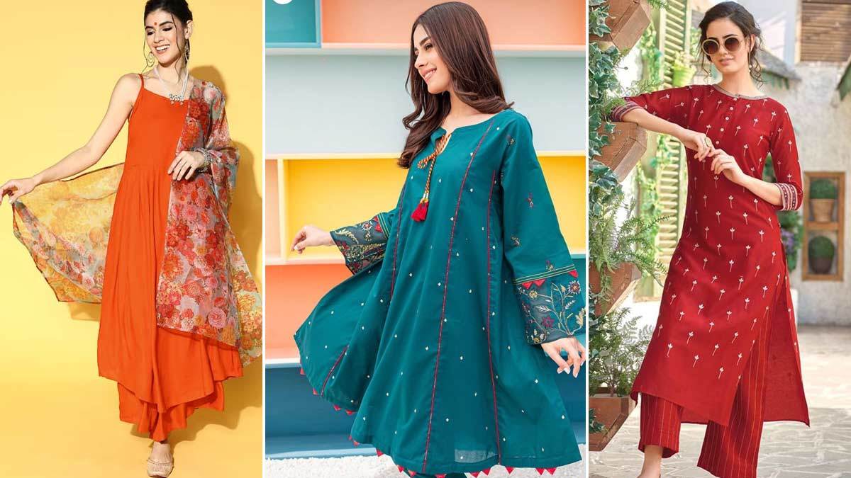 Cotton Kurtis For Work: Comfortable And Stylish Office Wear Ideas -  TheDailyGuardian