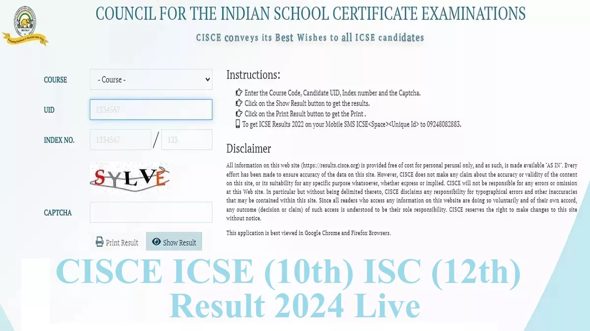 LIVE ICSE ISC Result 2024: CISCE बोर्ड 10वीं और 12वीं के नतीजे कुछ ही देर में, मार्कशीट डिजीलॉकर से करें डाउनलोड