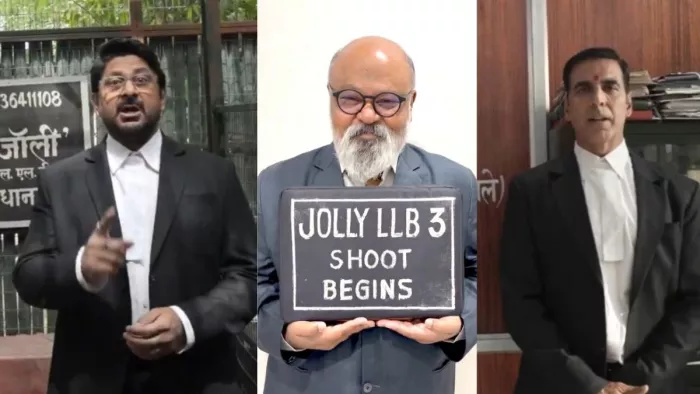फिल्म 'जॉली एलएलबी-3' की राजस्थान के अजमेर में हो रही शूटिंग विवादों में आ गई है।