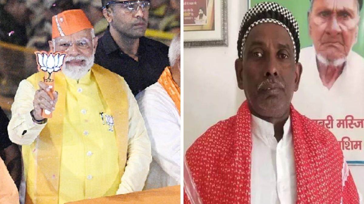 iqbal ansari participated in pm road show said narendra modi will become prime minister for the third time