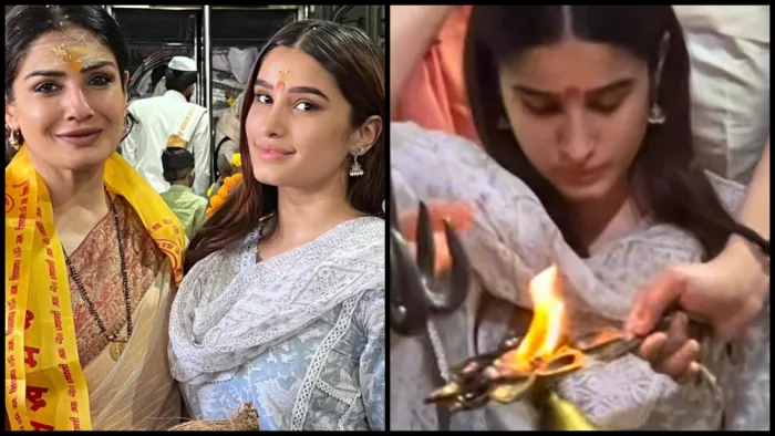रवीना टंडन और राशा थडानी (Photo Credit: Instagram)