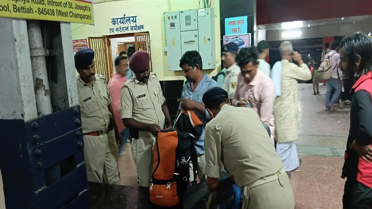railway stations security tightened after terrorist attack search operation in bettiah