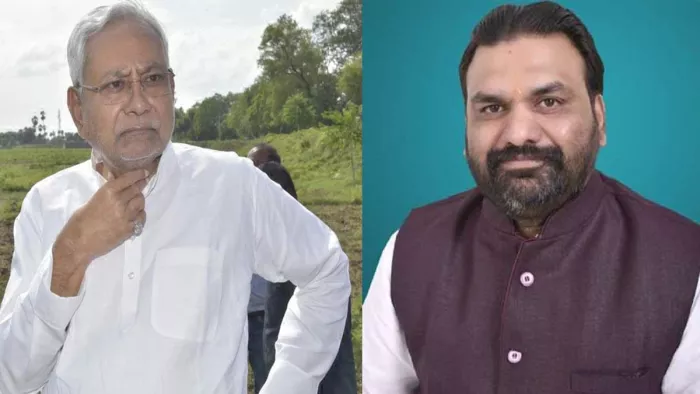 मुख्यमंत्री नीतीश कुमार और उपमुख्यमंत्री सम्राट चौधरी।