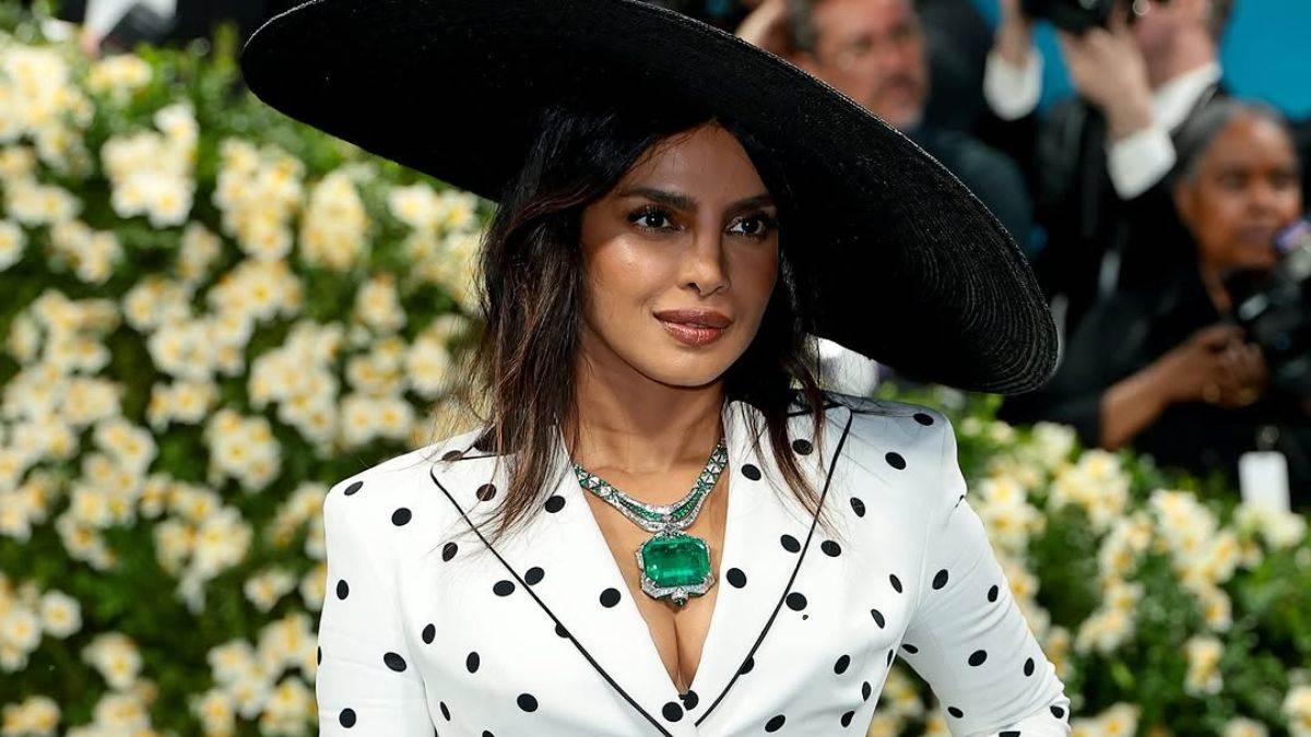 met gala 2025 priyanak chopra polka dot dress will stun you with husband nick jonas see photos here