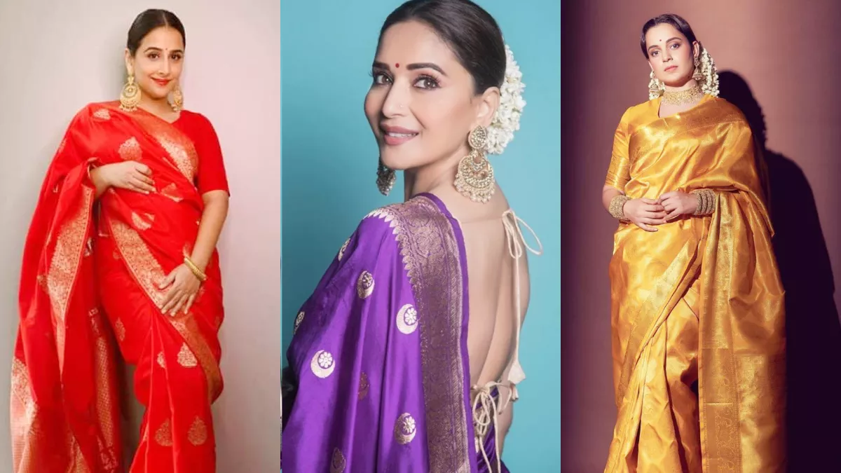 Amazon banarasi saree clearance sale