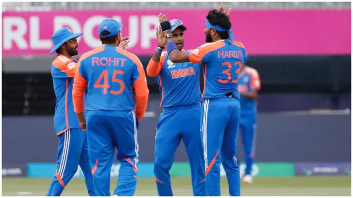 भारतीय टीम ने जीत के साथ किया विश्व कप का आगाज। इमेज- BCCI