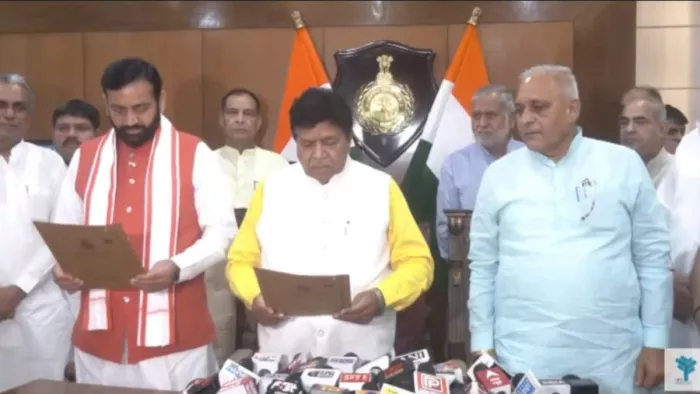 मुख्यमंत्री नायब सिंह सैनी ने ली विधायक पद की शपथ (फाइल फोटो)