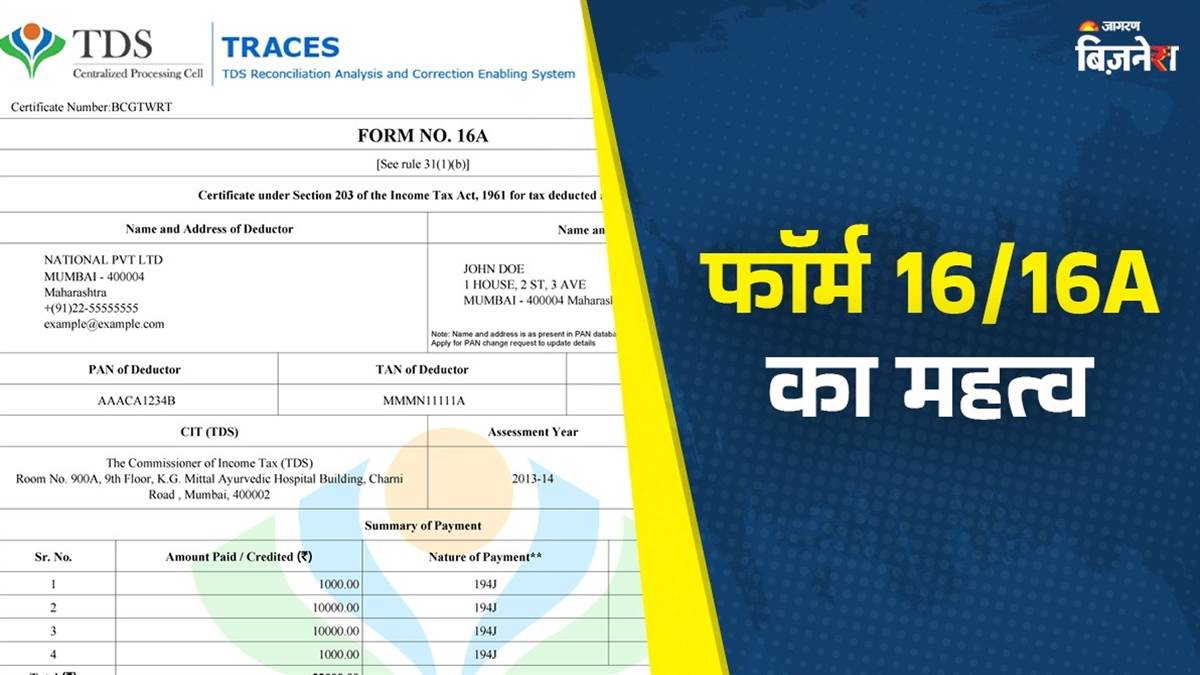 why it is crucial to check form 16 and 16a before income tax return filing know full details