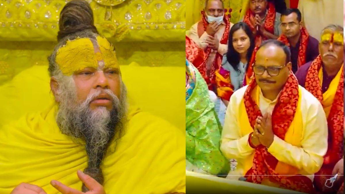 saint premanand said to up deputy cm brajesh pathak leave fear and temptation