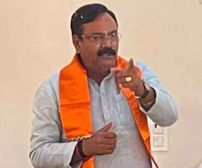 भाजपा सांसद राजकुमार चाहर हरियाणा में ।