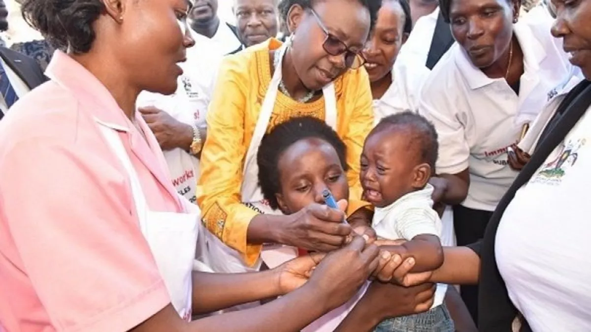 युगांडा में पोलियो टीकाकरण के दूसरे दौर के लिए यूनिसेफ से 12.9 मिलियन वैक्सीन की मिली खुराक