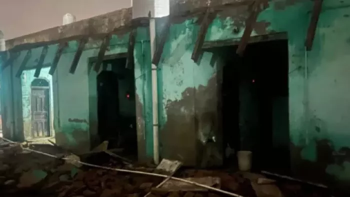 फरीदाबाद में तीन बच्चों की छज्जा गिरने से हुई थी मौत। फाइल फोटो