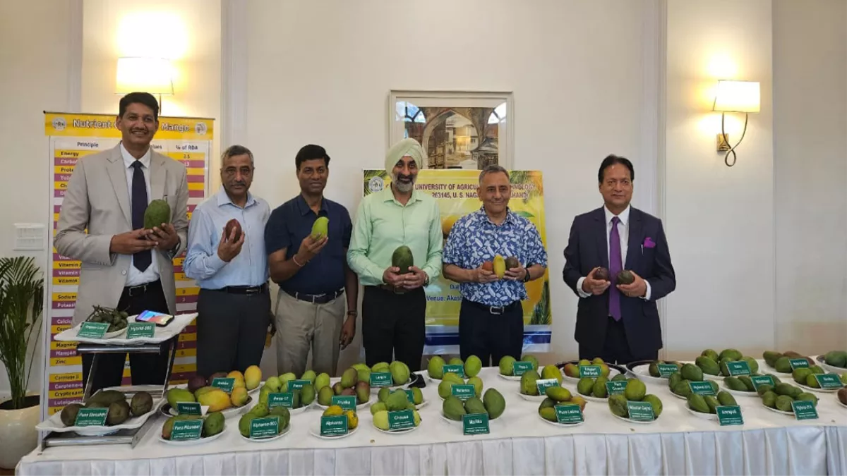 पंतनगर कृषि विश्वविद्यालय की अनूठी पहल, दिल्ली में लगाई आम की प्रदर्शनी