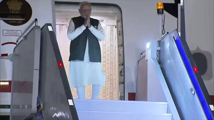 पीएम मोदी पहुंचे ब्राजील, BRICS शिखर सम्मेलन में करेंगे शिरकत