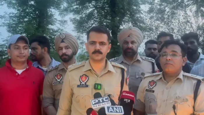 पंजाबी अभिनेत्री के पिता को गोली मारने वाले गैंग्सटर के साथ मुठभेड़। फोटो जागरण