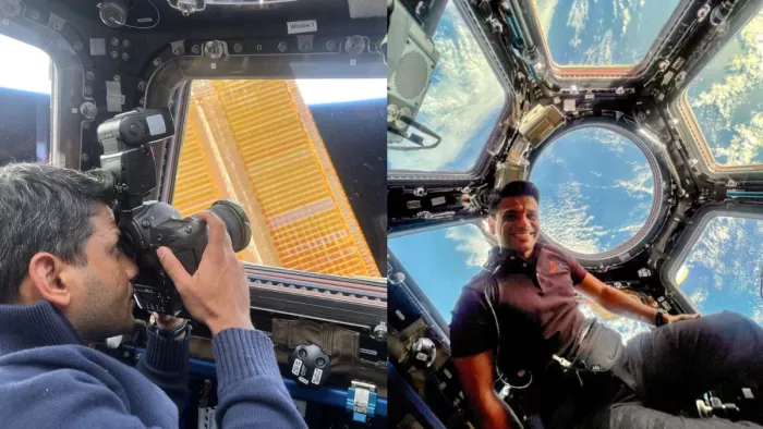 पढ़ें क्या है Cupola Module, जिससे शुभांशु ने किया ब्रह्मांड का किया दीदार।(फोटो सोर्स: Axiom Space)