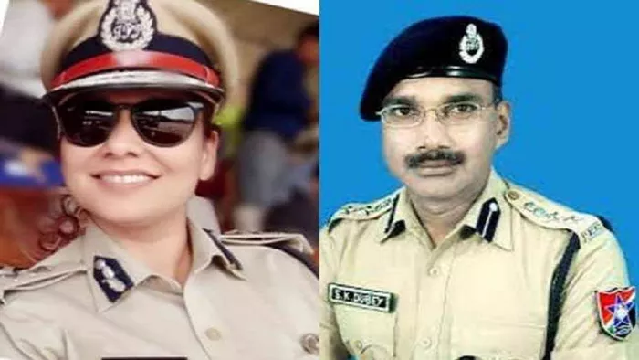 डीआईजी संतोष दुबे और एडीजी प्रिया दुबे। फाइल फोटो