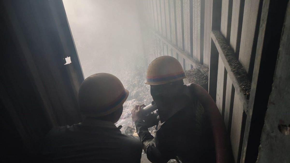 ncr fire at tronica city factory in ghaziabad short circuit suspected