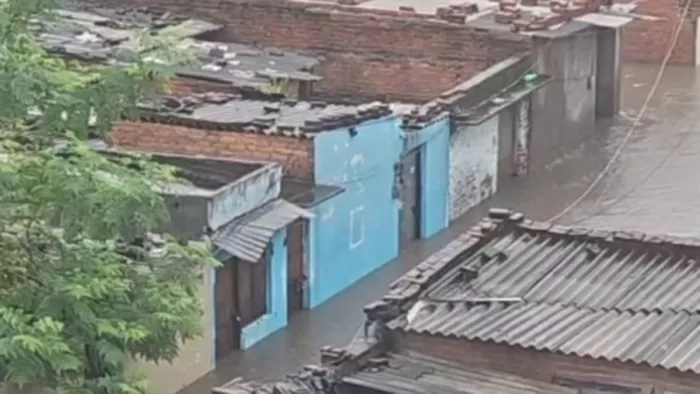 दो दिन से लगातार हो रही बारिश से कल्याणी नदी ने विकराल रूप ले लिया। जागरण