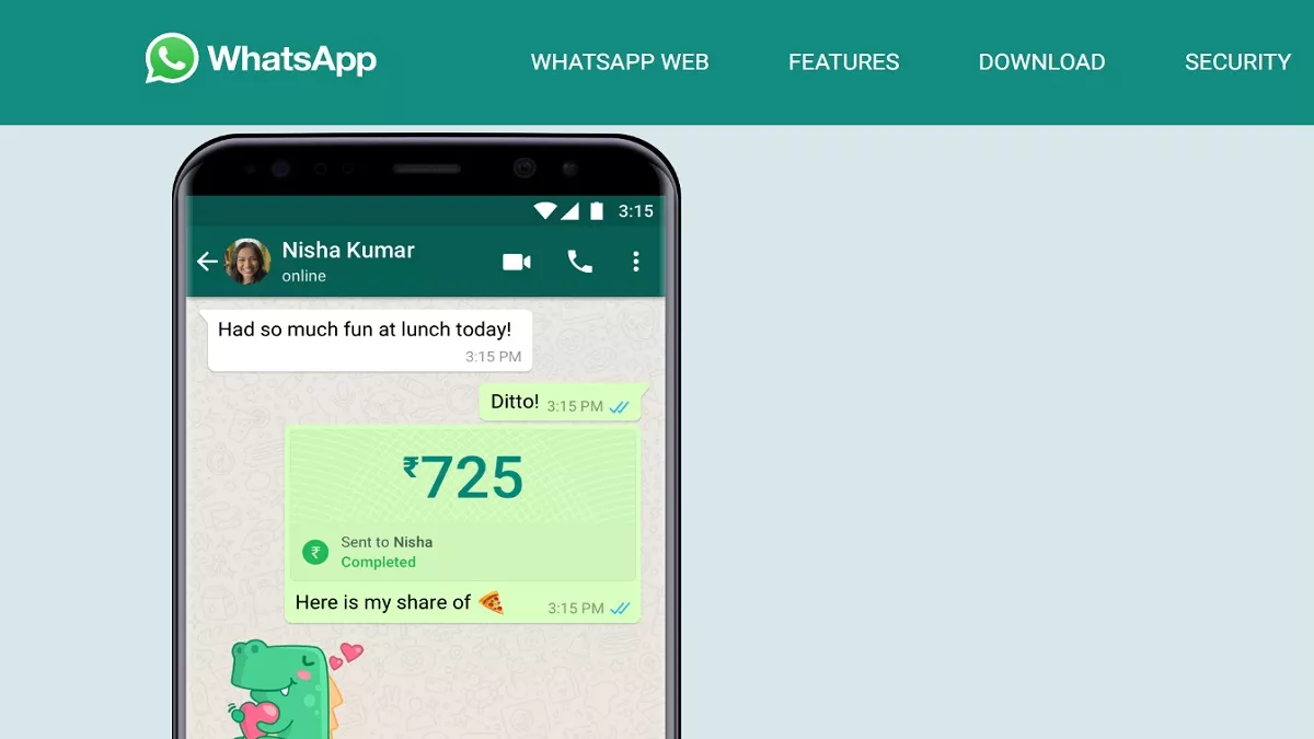 WhatsApp UPI Payment: वॉट्सऐप से करें पेमेंट, बस इस चार स्टेप्स को करें फॉलो