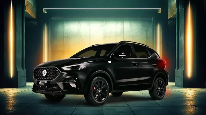 MG Astor Blackstorm ऑल ब्लैक थीम के साथ हुई लॉन्च