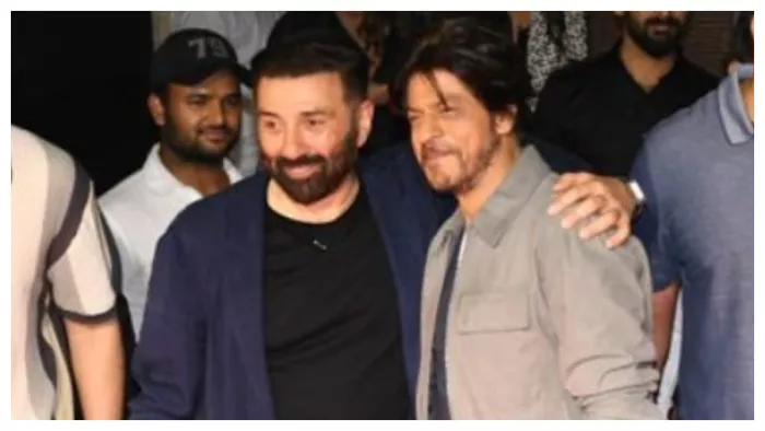 Sunny Deol and Shah Rukh Khan from Gadar 2 Success Party