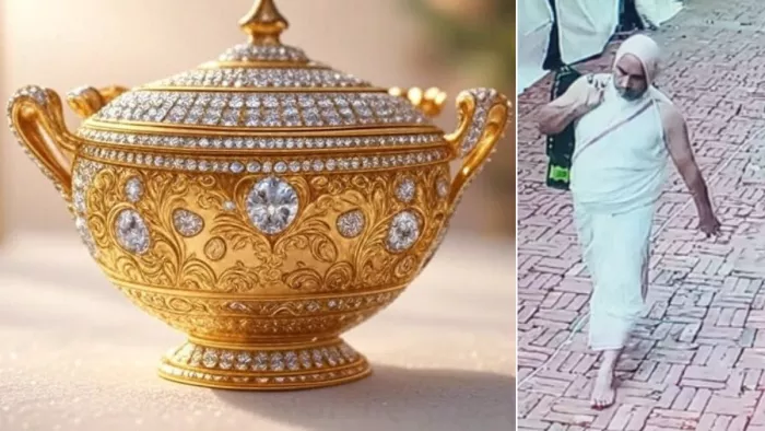 3 सितंबर को सुबह स्वागत की भीड़भाड़ के दौरान यह मंच से गायब हो गया। प्रतीकात्मक तस्वीर
