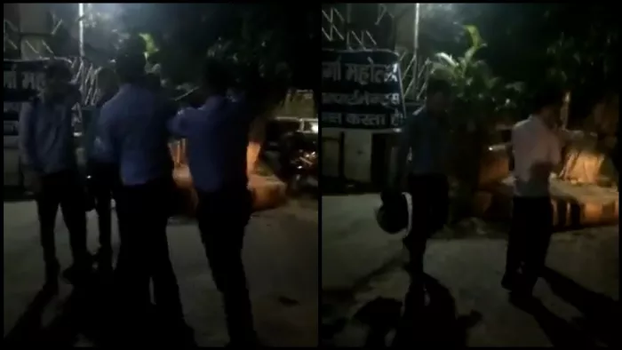 पार्किंग विवाद के बाद सिक्योरिटी गार्डों ने डिलीवरी ब्वाय को हेलमेट से पीटा, तीन गिरफ्तार