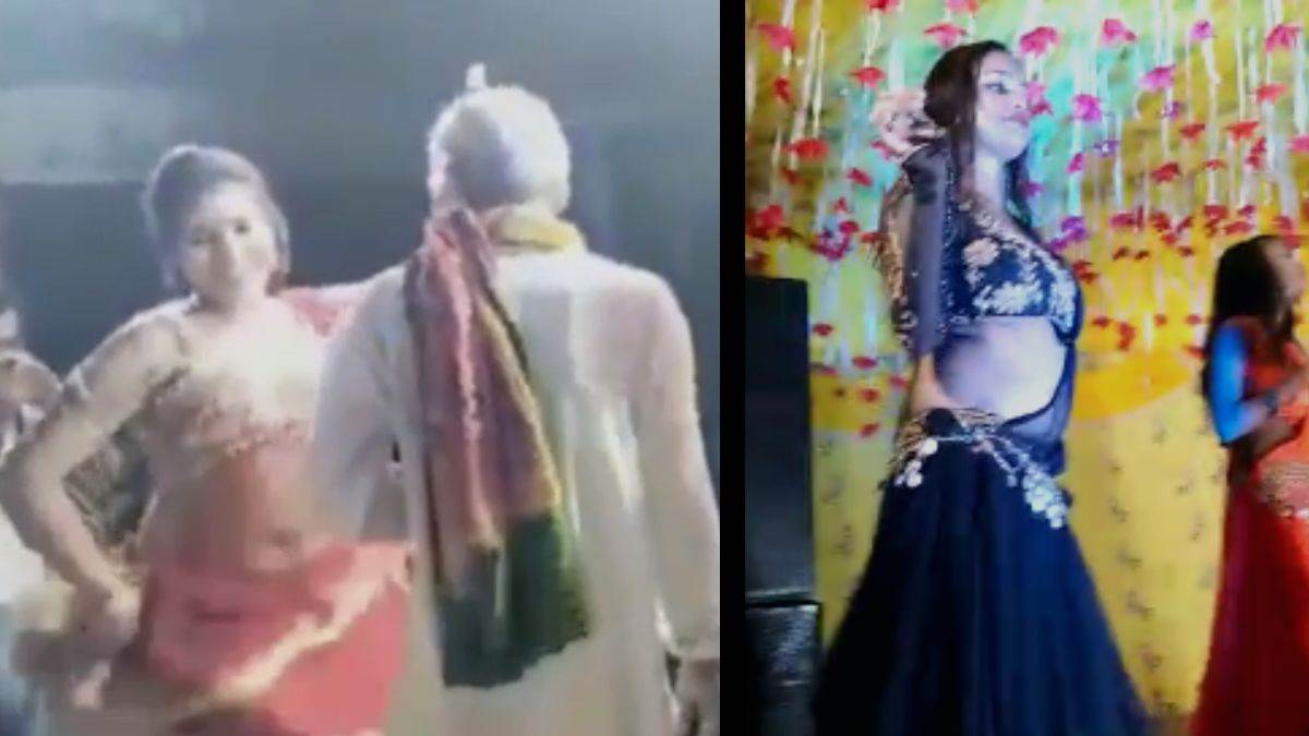 सिवान में पूर्व एमएलए का नर्तकी के साथ डांस करते वीडियो वायरल। साभार-इंटरनेट मीडिया