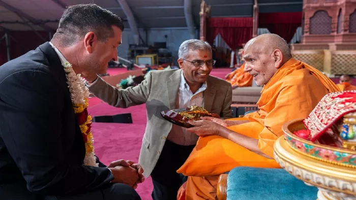 बीएपीएस के योगानंददास स्वामी ने आध्यात्मिकता, नागरिक मूल्यों को स्थापित करने में अक्षरधाम की भूमिका पर प्रकाश डाला।