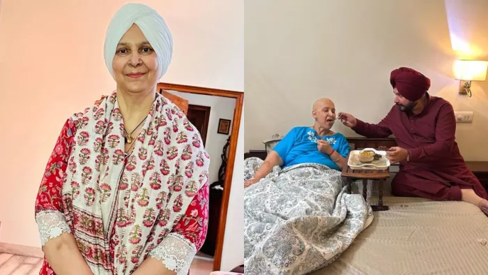 बाल वापस आने तक पगड़ी में नजर आएंगी नवजोत सिंह सिद्धू की सरदारनी, फोटो सोशल मीडिया