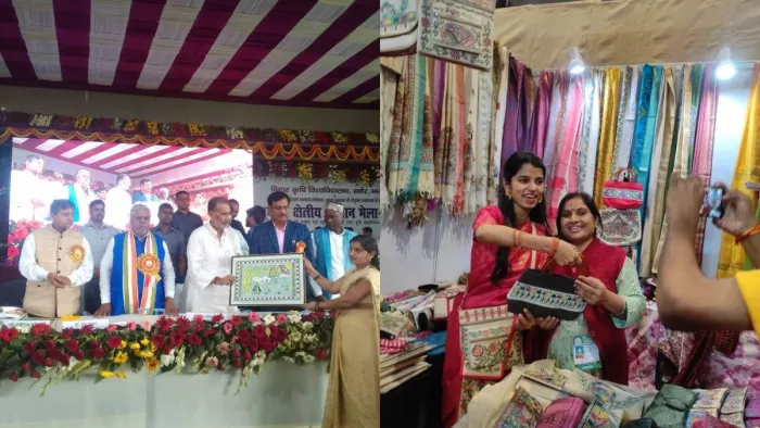 देश-विदेश में मंजूषा कला का नवजागरण कर रहीं अंजना कुमारी।