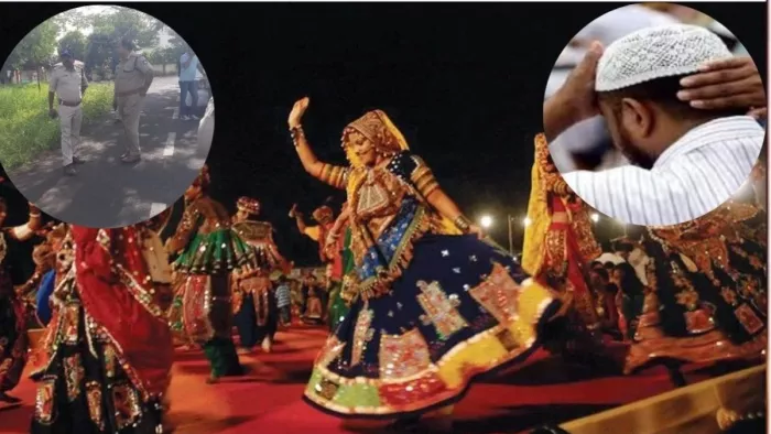 गरबा कार्यक्रम में दूसरे समुदाय के युवक के आने से बवाल (फोटो-जागरण)
