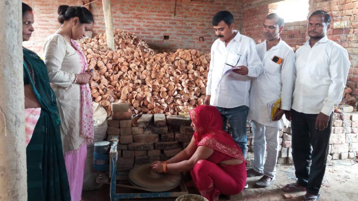 ayodhya deepotsav 2025 preparations underway potters rejoice