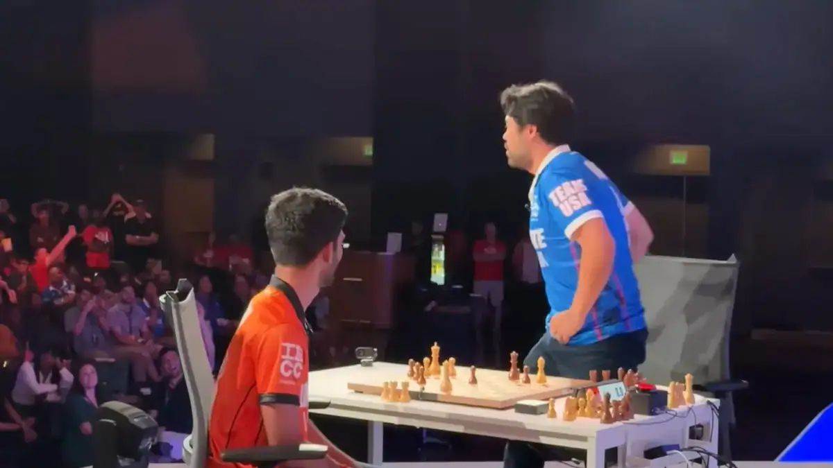 hikaru nakamuras king throw sparks controversy after match with gukesh
