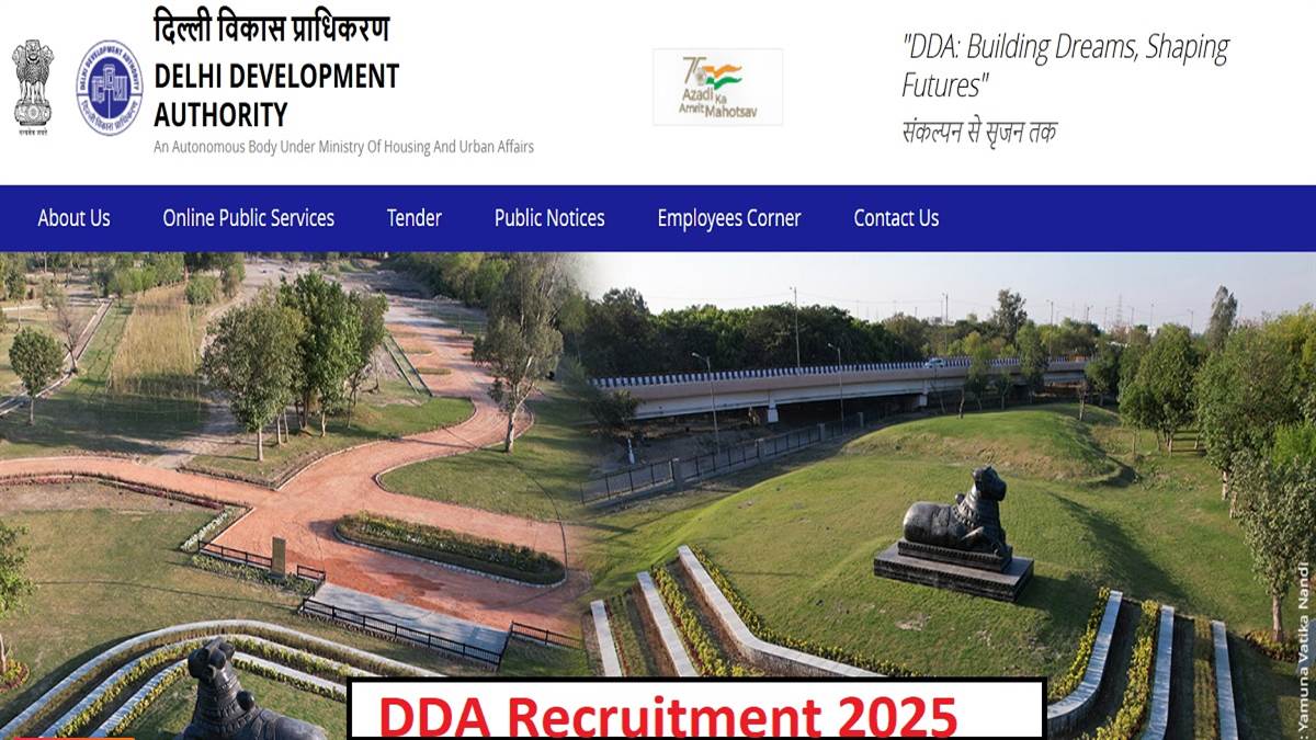 dda recruitment 2025 dda has started applications for various posts including patwari naib tehsildar apply from here