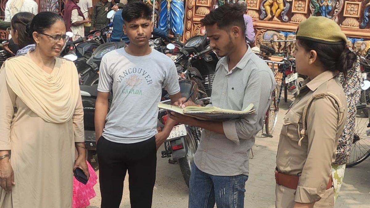 anti romeo campaign launched by women police in hapur