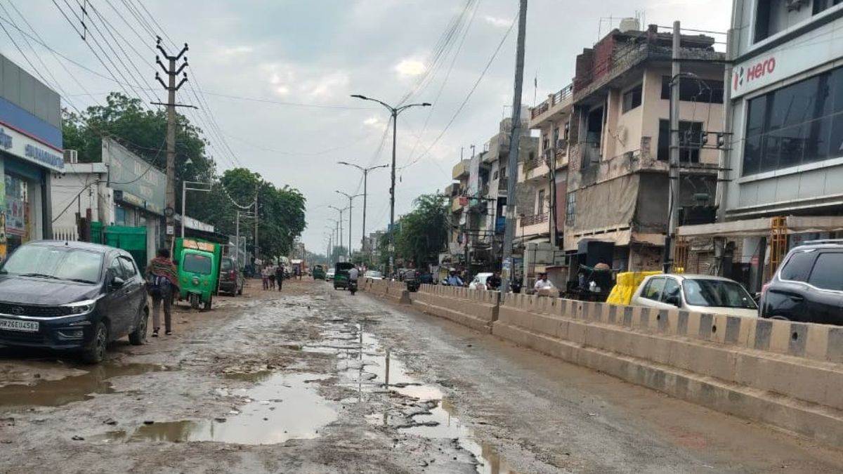 ncr gmda re dos patchwork on basai road quality concerns and repair promises