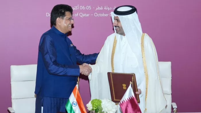 मुक्त व्यापार समझौते के लिए कदम बढ़ाने का एलान (फोटो: @PiyushGoyal)