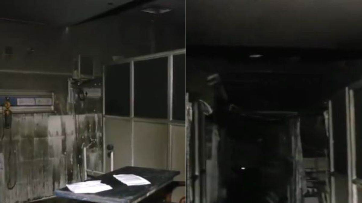 massive fire kills six patients in icu of jaipur sawai man singh hospital