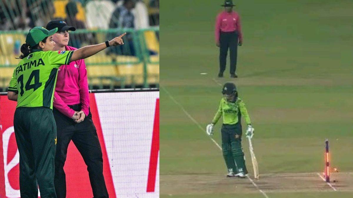 muneeba ali run out controversy ind vs pak women world cup 2025 know icc rule
